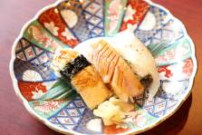 （一例）食事：旬魚の江戸前寿司