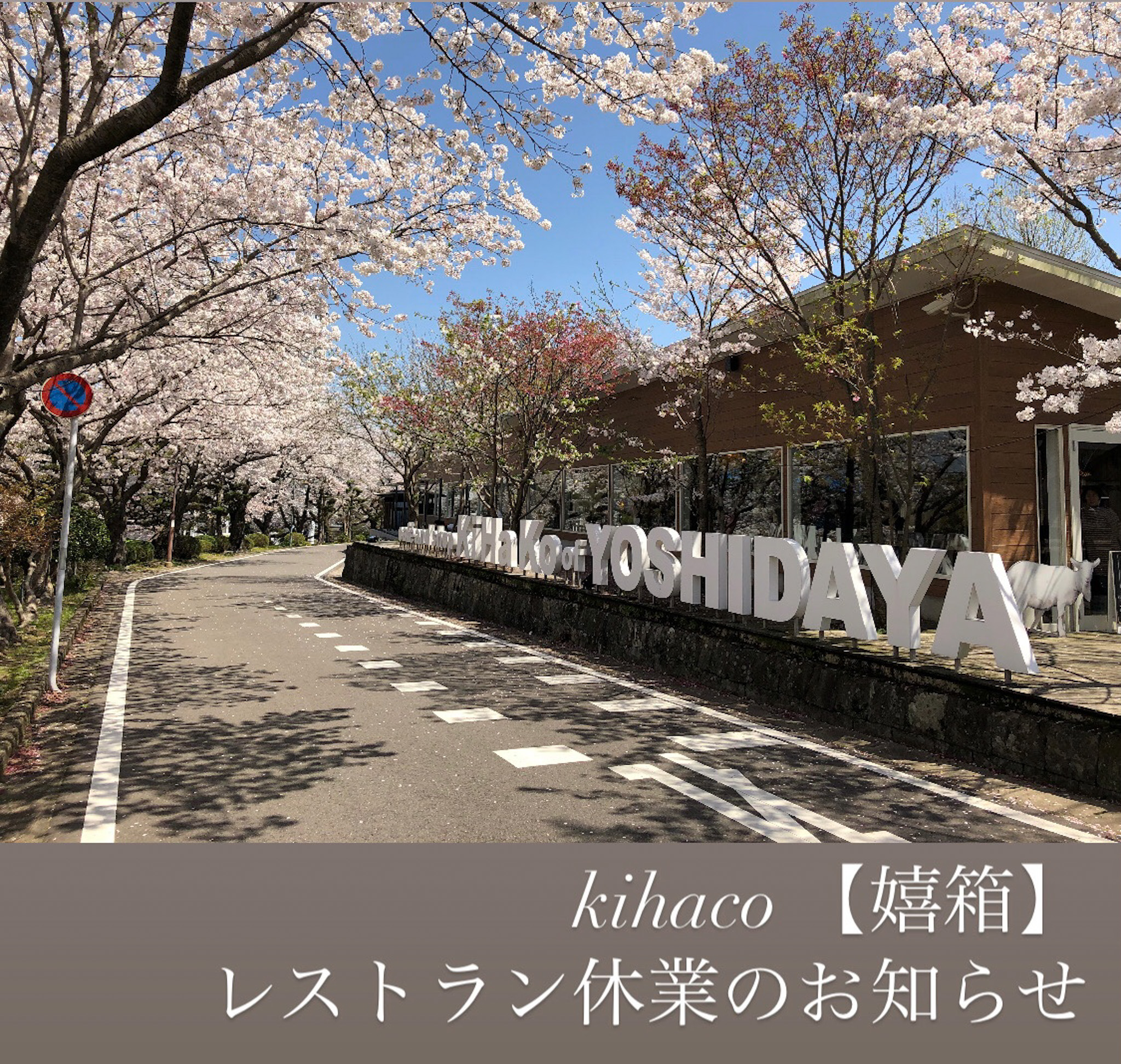 kihaco　レストラン休業