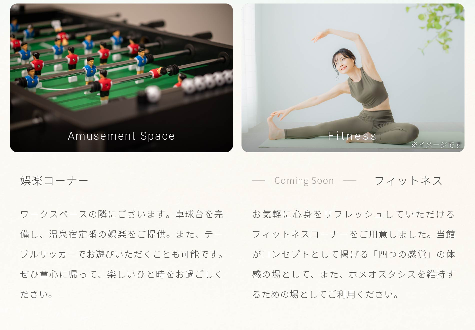 娯楽コーナー・フィットネス